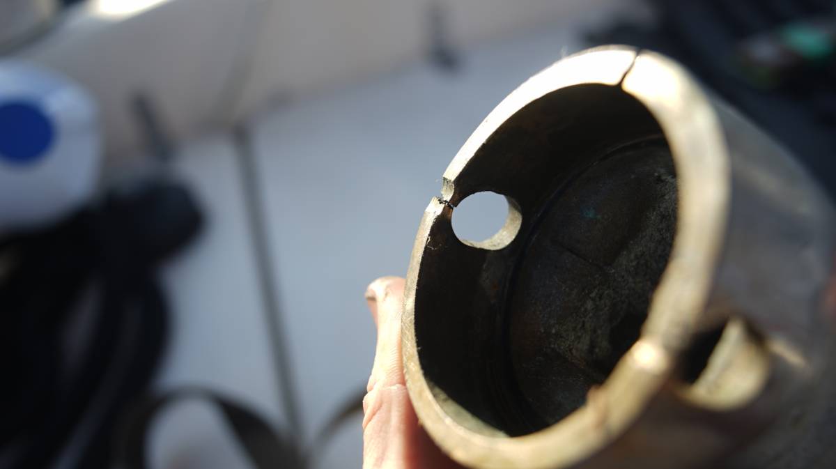 an improvised tiller head