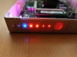 Qnap TS-251 red lights fix