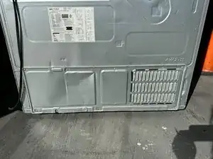 Samsung Older French Door Refrigerator Rear Panel Removal
