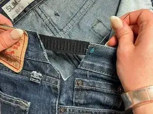 How to Increase the Waist Size of Jeans