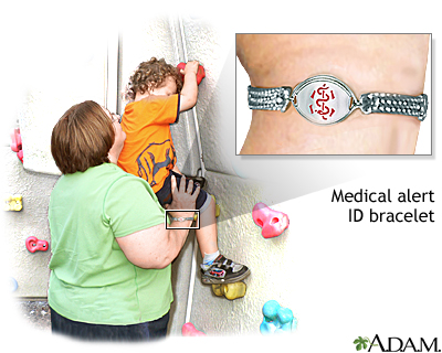 Medical alert bracelet Medical alert bracelet