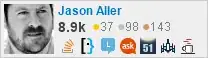 profile for Jason Aller on Stack Exchange, a network of free, community-driven Q&A sites profile for Jason Aller on Stack Exchange, a network of free, community-driven Q&A sites