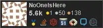 Combined StackExchange profiles for NoOneIsHere