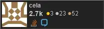 profile for cela on Stack Exchange, a network of free, community-driven Q&A sites