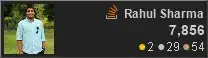 profile for Rahul Sharma at Stack Overflow, Q&A for professional and enthusiast programmers