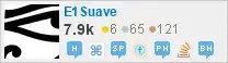 profile for E1Suave on Stack Exchange, a network of free, community-driven Q&A sites