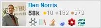 profile for Ben Norris on Stack Exchange, a network of free, community-driven Q&A sites