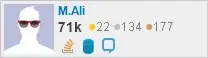 profile for M.Ali on Stack Exchange, a network of free, community-driven Q&A sites