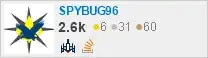 profile for SPYBUG96 on Stack Exchange, a network of free, community-driven Q&A sites