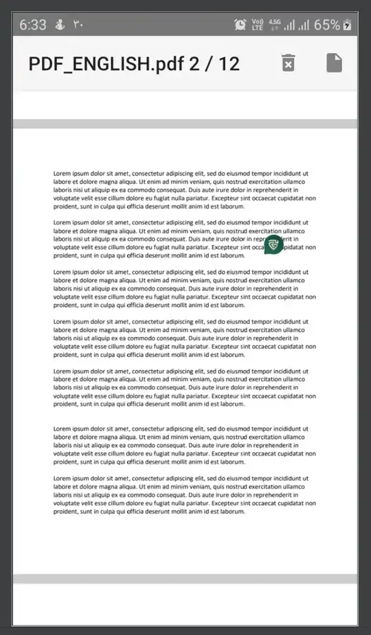 template of added icon into pdf page