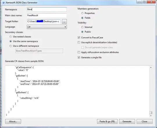 Xamasoft JSON Class Generator