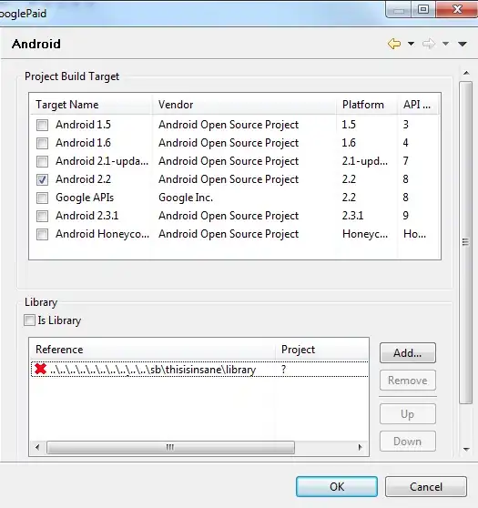 My application trying to reference LVL