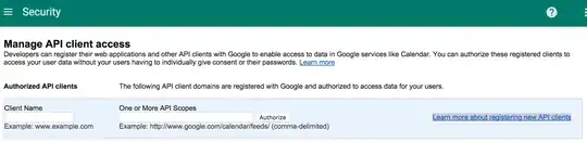 Screenshot of random rectangles WebGL render