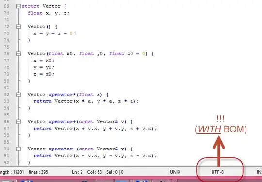 Notepad++ - file encoded in UTF-8 WITH BOM