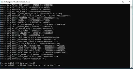 Core 2 console app with output