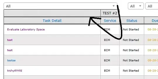 screenshot of my form design