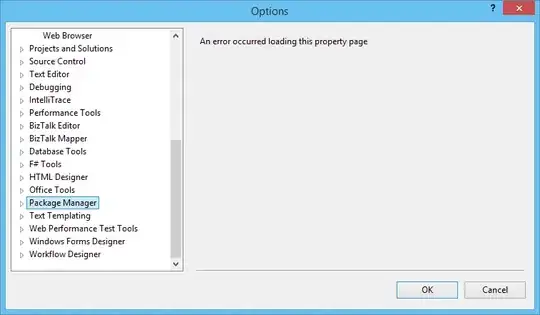 Example of extension missing