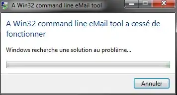 A Win32 command line eMail tool stopped working