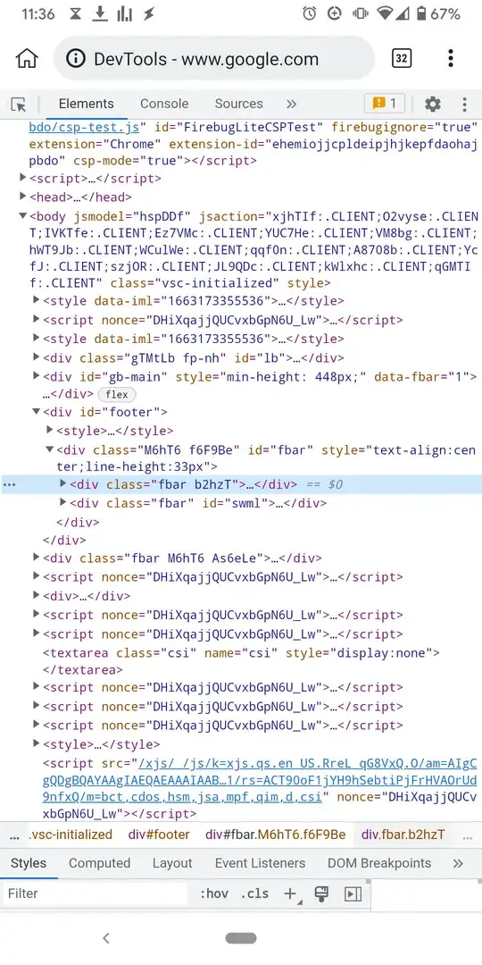 the feedback section to be not next to the image