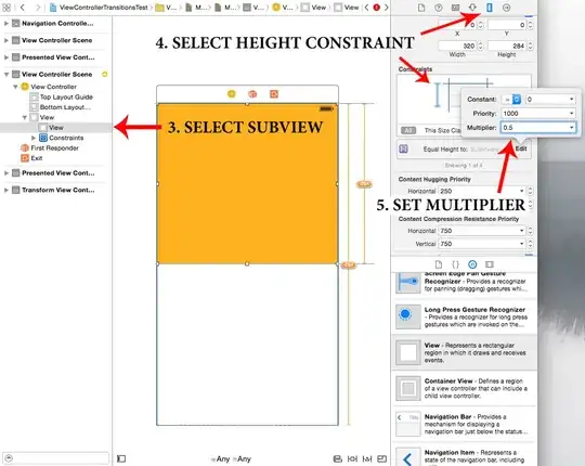 Edit constraint's multiplier