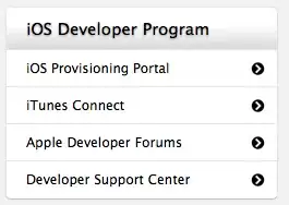 Screenshot of working toolbar