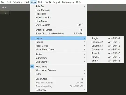 Select your table and right click in the grid view