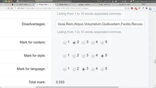 Incorrect indentation