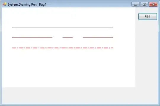 Screen shot of claims
