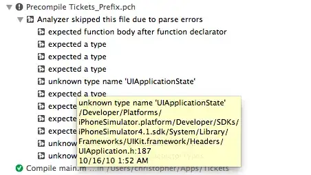 Screenshot of invalid key hash error Facebook