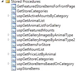 screenshot of output