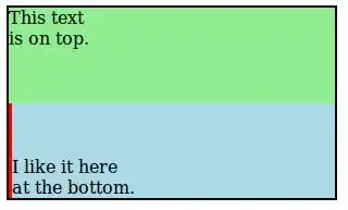 Align bottom content