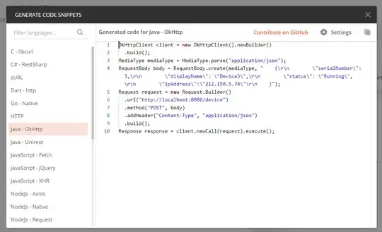 request code generation