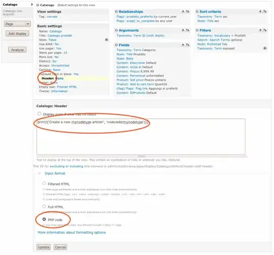 Screenshot of an Execution Plan