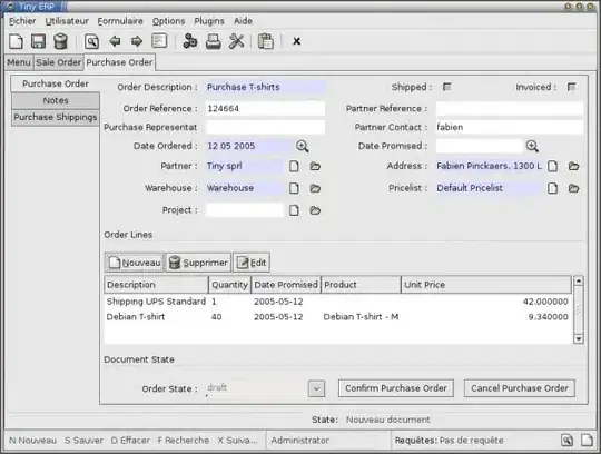 sample distance matrix