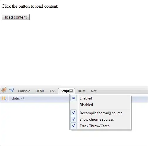 screenshot of console session