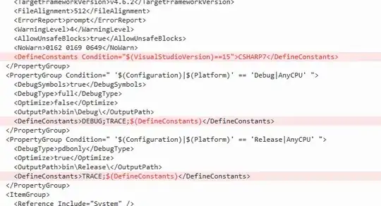 raw data (black) and moving average (blue) of 10 points around each value, not including that value. nan values are ignored.