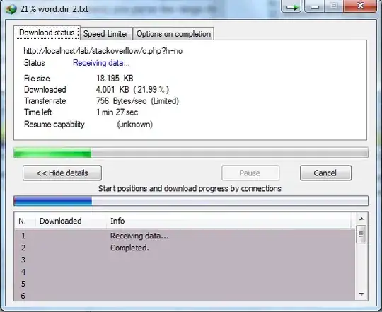 result of example percentile query