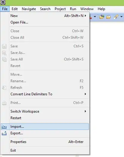 Error is highlighted in green color, the last one