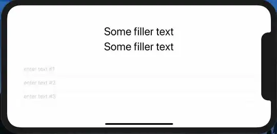 When the keyboard is opened, the 3 textfields are moved up enough to keep then all visible