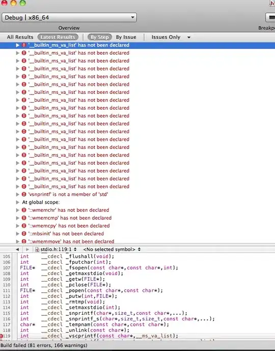 but I am getting this