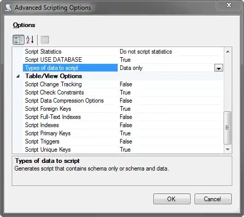 code output showing concentric circles are variable radii