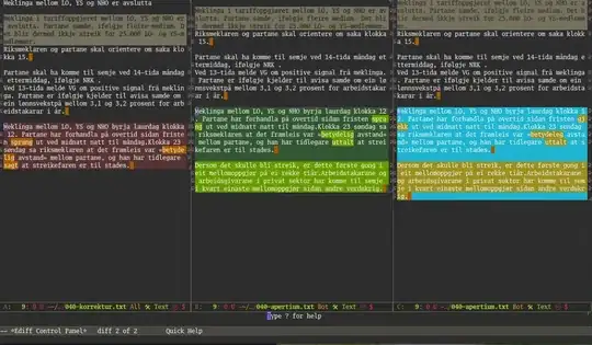 three-way diff in emacs