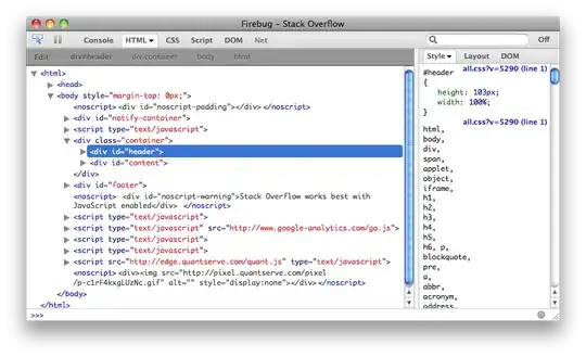firebug DOM inspector