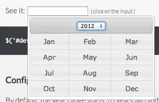 Month Picker in action