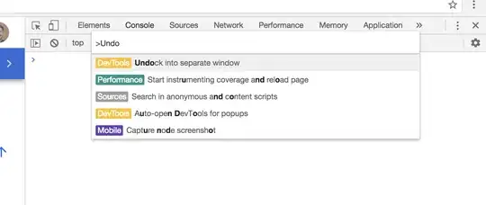 undocking via command menu