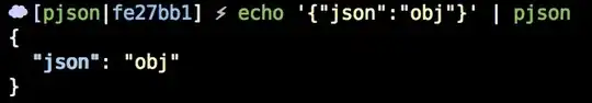 echo '{"json":"obj"} | pjson