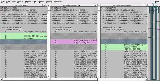 rows output from getLogs Function