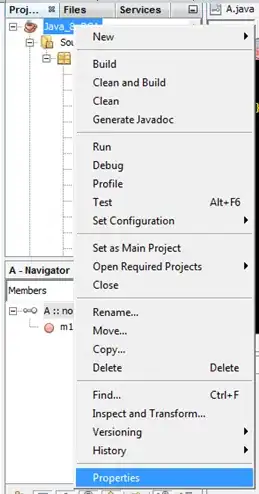 Java Project Properties