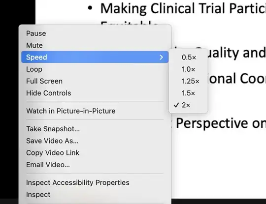 Firefox speed control context menu
