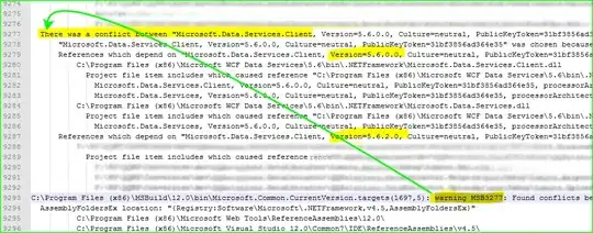 Find the error message